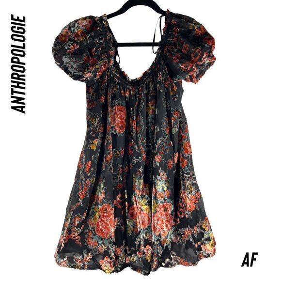 FREE PEOPLE BEAUTIFUL BLOOMS MINI DRESS NWT XS - Picture 10 of 11
